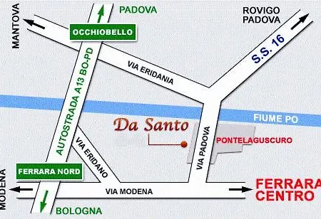 호텔 Da Santo Ristorante Pizzeria
